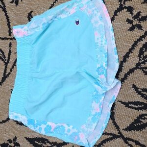 Champion Girl's Light Blue Athletic Shorts - SMALL